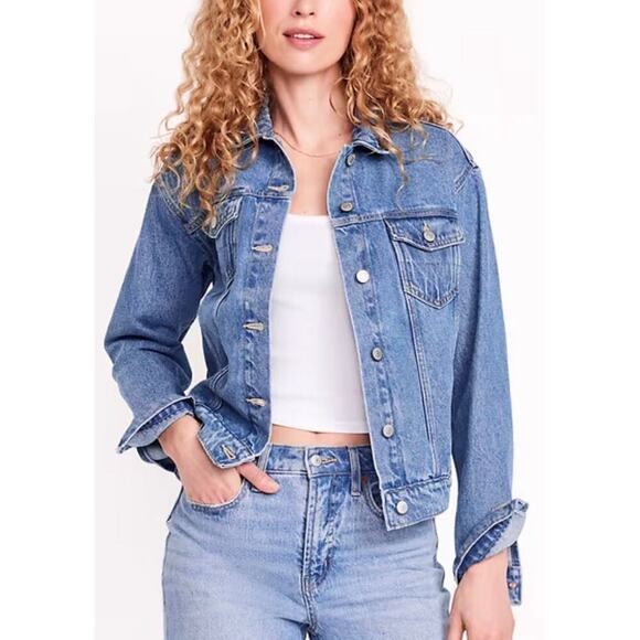 LONDONJEAN Jackets & Blazers - London Jean Womens Denim Jacket Size Small‎ Chest Pockets VTG Style